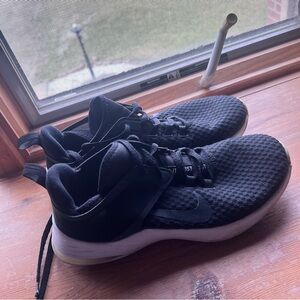 Nike Women’s Black Mesh Training Sneakers with White Midsole